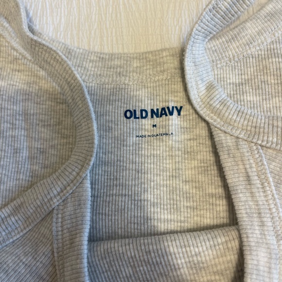 Gray Ribbed Tank Top - Picture 2 of 2